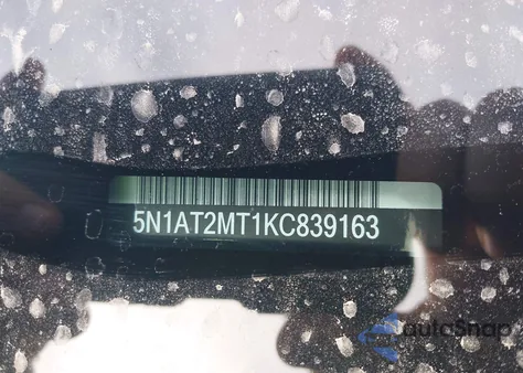 2019 Nissan Rogue Sl из США, поврежденный, VIN 5N1AT2MT1KC839163